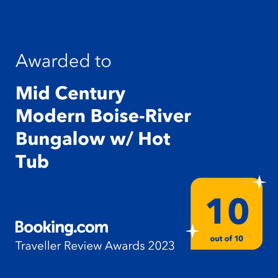 Mid Century Modern Boise-River Bungalow W/ Hot Tub Екстериор снимка